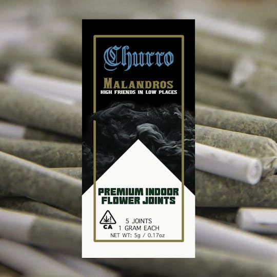 Malandros - Churro - Premium Indoor Joints 5g 5pk - 1