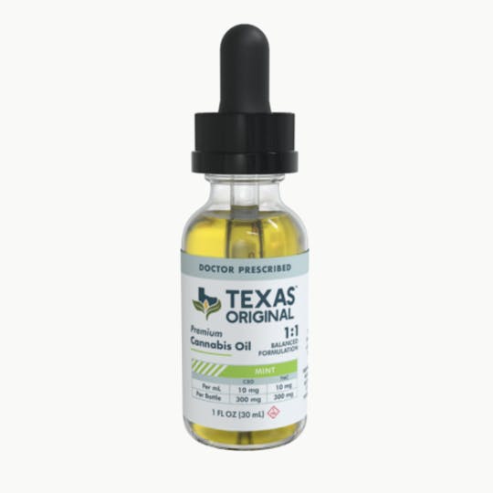 Texas Original - 1:1 Mint Tincture (600 mg) - 1