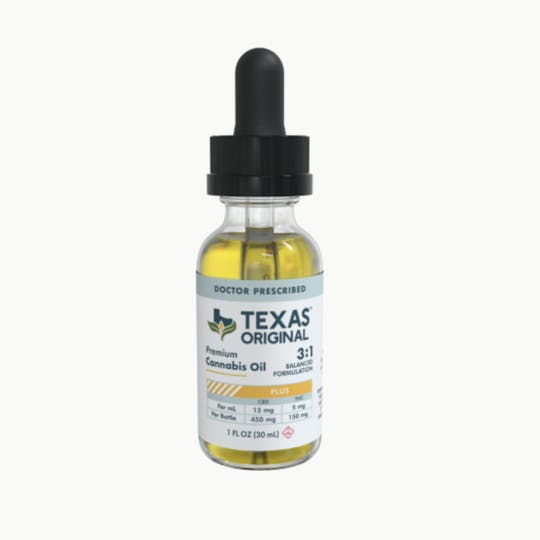 Texas Original - 3:1 Unflavored Tincture (600 mg) - 1