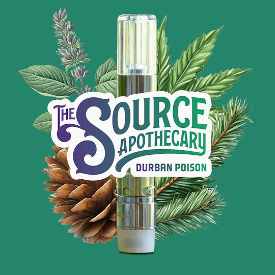 The Source Apothecary - Durban Poison 1g Cart - 1