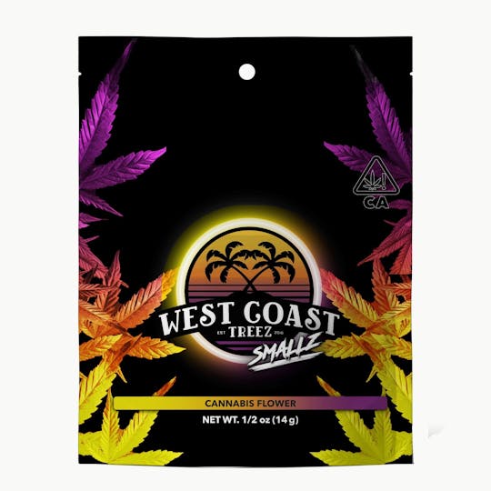 West Coast Treez - Strawberry Cough - indica - HALF OZ (14g) - 1