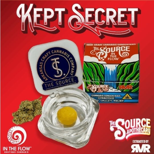 The Source Apothecary - Kept Secret 1g Live Badder - 1