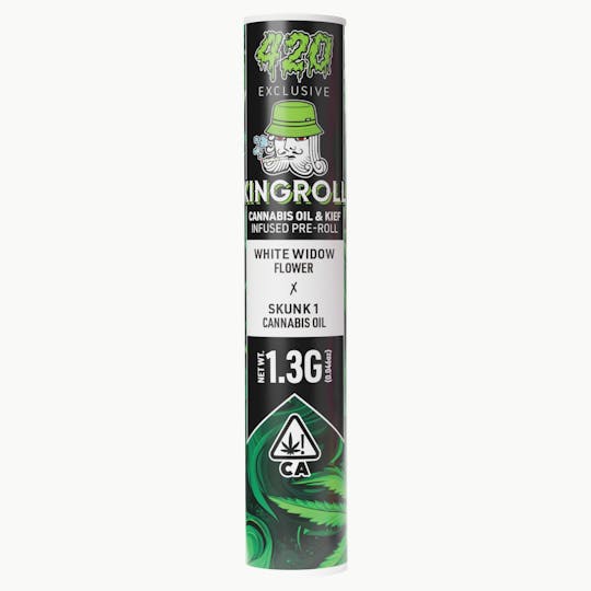 Kingroll - Kingroll 1.3g Single White Widow x Skunk 1 Sativa - 1