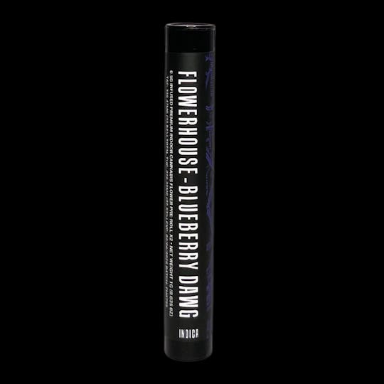 FlowerHouse New York - Blueberry Dawg 0.5g Infused Preroll 2pk - 1