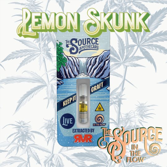 The Source Apothecary - Lemon Skunk Live Resin 500mg Cart - 1