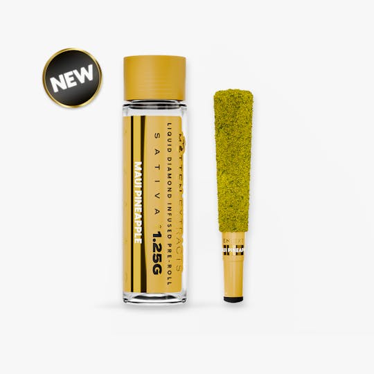 Mitten Extracts - Mitten Extracts 1.25g Infused Preroll - Maui Pineapple (Sativa) - 1