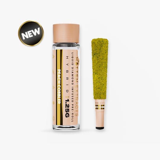 Mitten Extracts - Mitten Extracts 1.25g Infused Preroll - Peach Cobbler (Hybrid) - 1