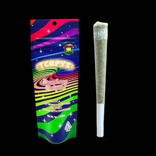 Crème De Canna - Creme De Canna Terpys Diamond Infused Pre Roll Strawberry Daiquiri 1g (I) - 1