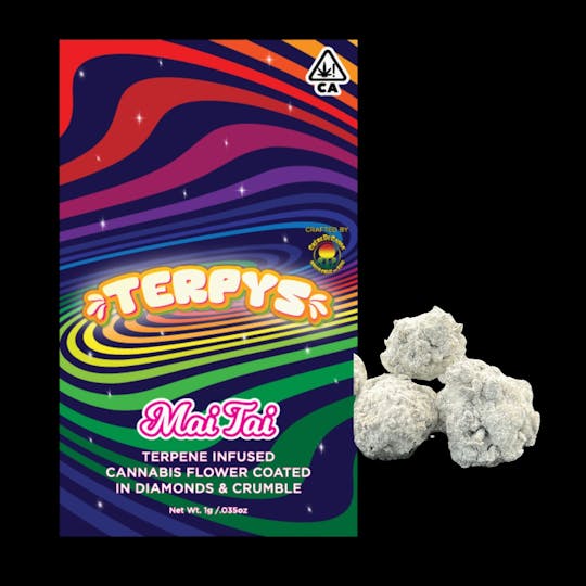 Crème De Canna - Creme De Canna Terpys Diamond Infused Flower Mai Tai 1g (H) - 1