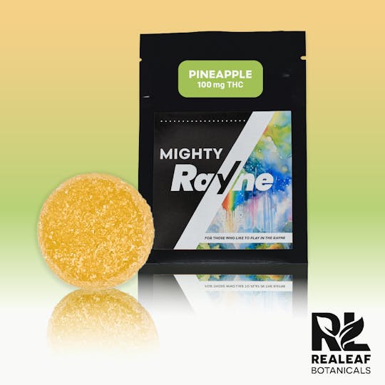 Realeaf Botanicals - Mighty Rayne Macro Gummy - Pineapple 100mg - 1