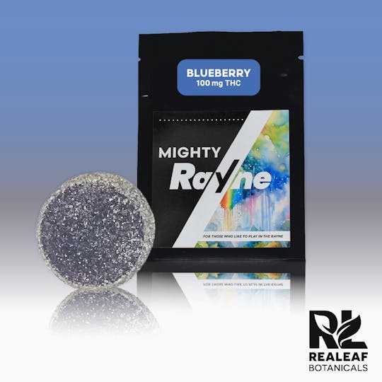Realeaf Botanicals - Mighty Rayne Macro Gummy - Blueberry 100mg - 1