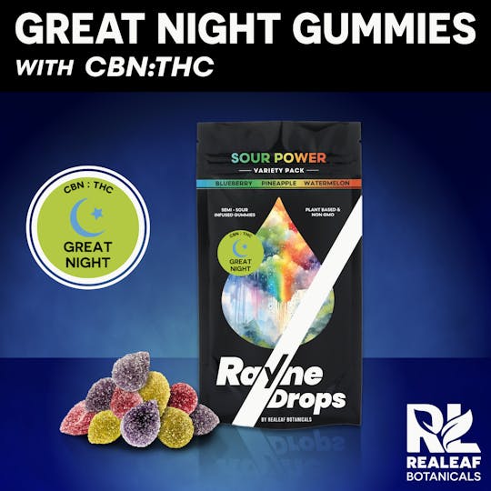 Realeaf Botanicals - Rayne Great Night Gummies - 1