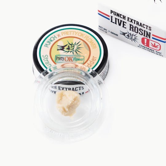 Punch Edibles & Extracts - Strange Honey Silver Tier Live Rosin Cold Cure Badder (1g) - 1