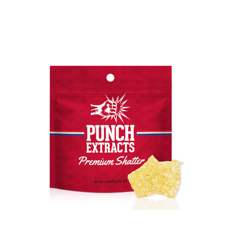 Punch Edibles Double Up BHO Shatter (1g)