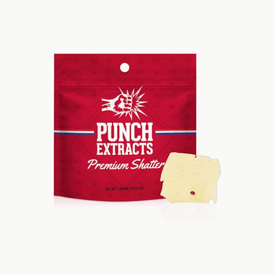 Punch Edibles & Extracts - Sour Kush BHO Shatter (1g) - 1