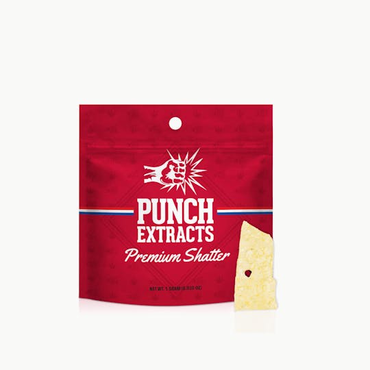 Punch Edibles & Extracts - Lemon Strudel BHO Shatter (1g) - 1