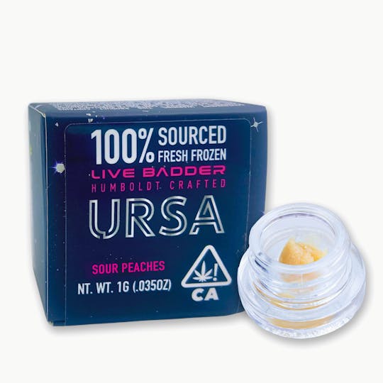 URSA Extracts - Sour Peaches 1G Live Badder - 1