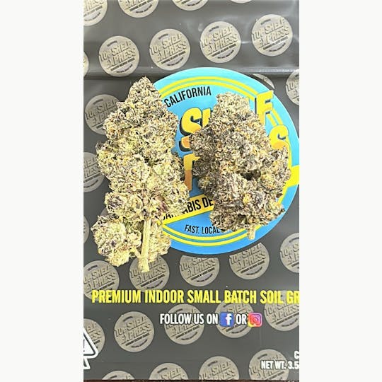 Top Shelf Express - Blue Slush Smalls Eighth (3.5g) ***EXOTIC STRAIN*****NEW LOWER PRICE** - 1