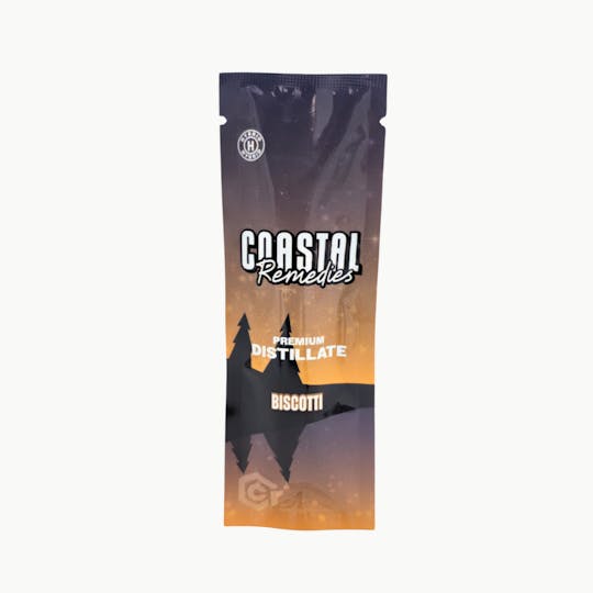 Coastal Remedies - Biscotti | 1g Distillate Disposable | Coastal Remedies - 1