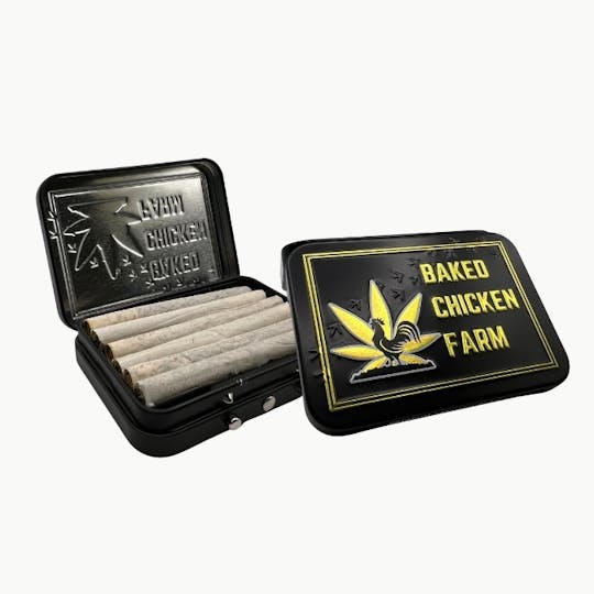 Baked Chicken Farm - BCF - Full Flower Pre Roll - .5g 6 Pack - Grease Monkey - 1