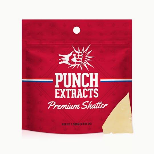 Punch Edibles & Extracts - Blue Jack BHO Shatter (1g) - 1