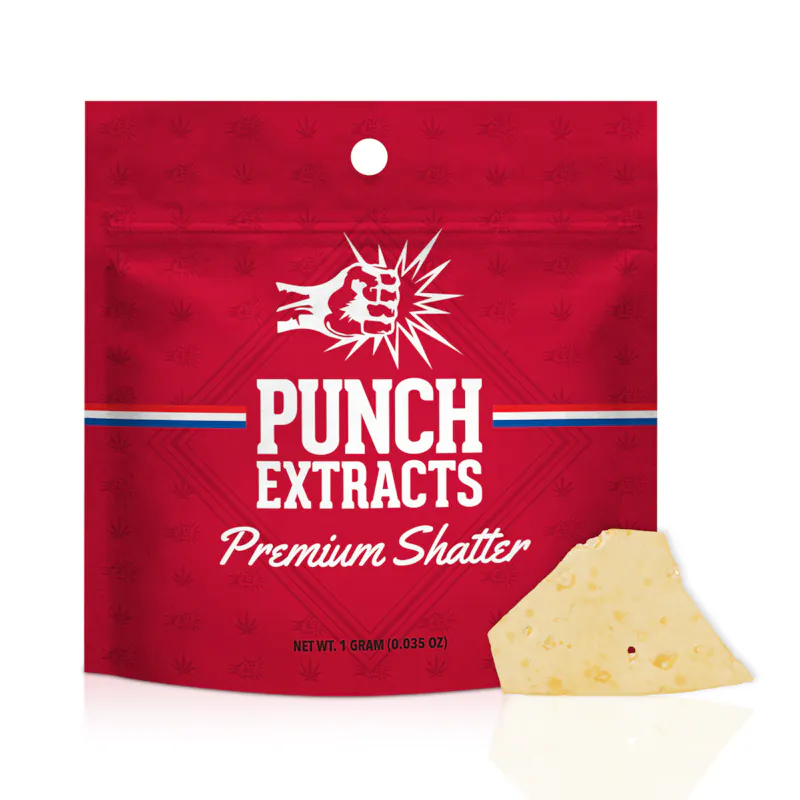 Punch Edibles Pure Lemon Cherry BHO Shatter (1g)
