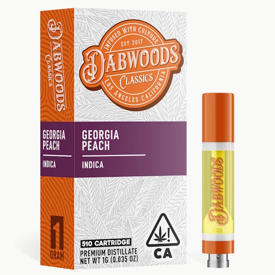 Dabwoods - VAPE CART - GEORGIA PEACH 1G - 1