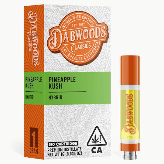 Dabwoods - VAPE CART - PINEAPPLE KUSH 1G - 1