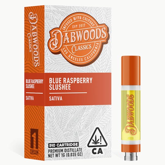 Dabwoods - VAPE CART - BLUE RASPBERRY SLUSHEE 1G - 1