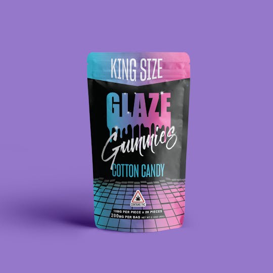 Glaze - Glaze | Nano | Cotton Candy Gummies | 20pc | 200mg - 1
