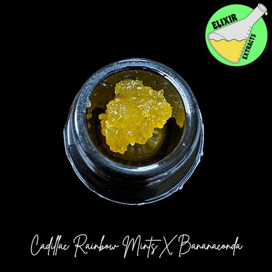 Elixir Extracts - Cadillac Rainbow Mints X Bananaconda Cured Resin (1G) - 1
