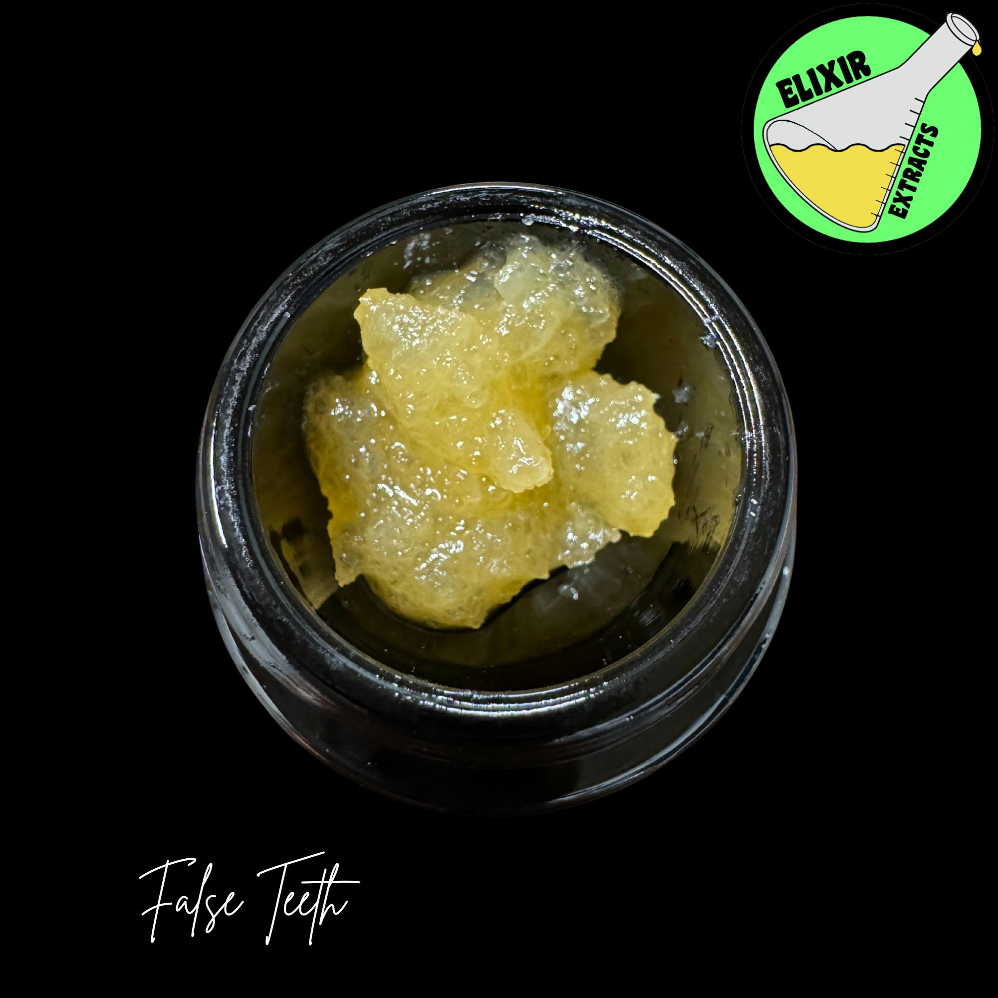 Elixir Extracts - False Teeth Cured Resin Baller Jar (3.5G) - 1