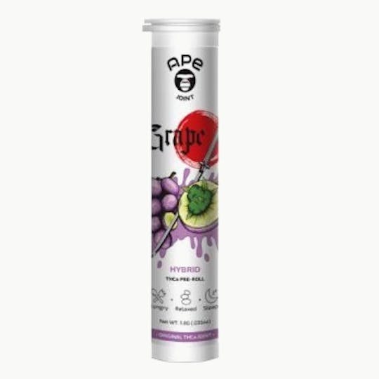 APE Premium Cannabis Corp - Grape – APE Prerolls THCa Infused 1g - 1