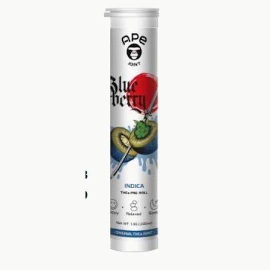 APE Premium Cannabis Corp - Blueberry – APE Prerolls THCa Infused 1g - 1