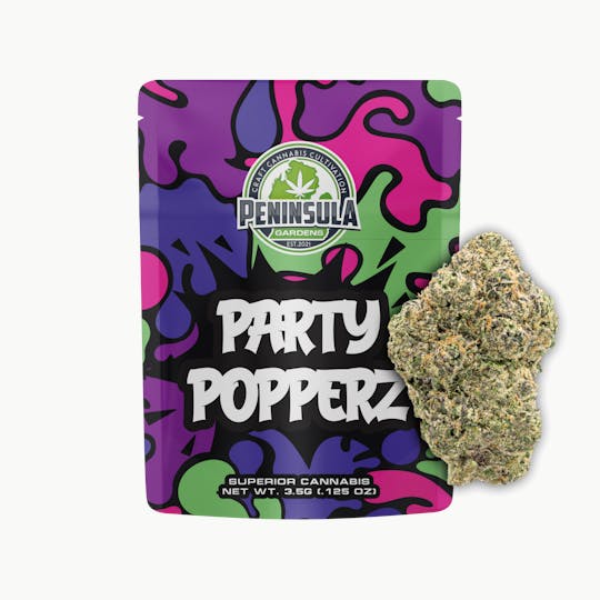 Peninsula Gardens - Party Poppers Pre-Packed 3.5g - 1