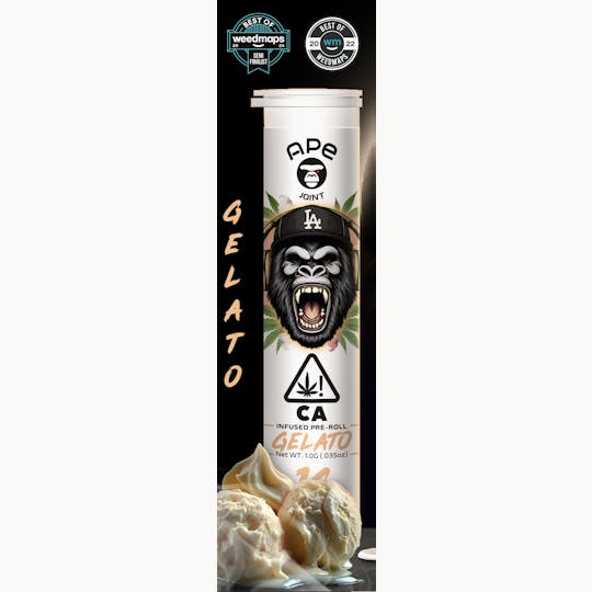 APE Premium Cannabis Corp - Gelato - APE Prerolls THCa Infused 1g - 1