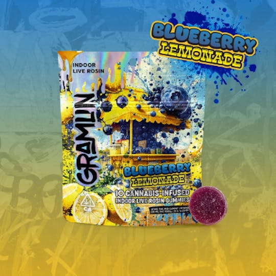 Gramlin - Blueberry Lemon Edible 100mg (10ct) - 1