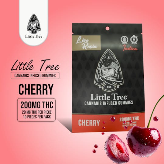 Little Tree - Little Tree Cherry Live Resin Gummies – 200MG - 1