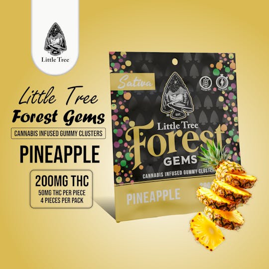 Little Tree - Little Tree Forest Gems Pineapple– 200MG - 1