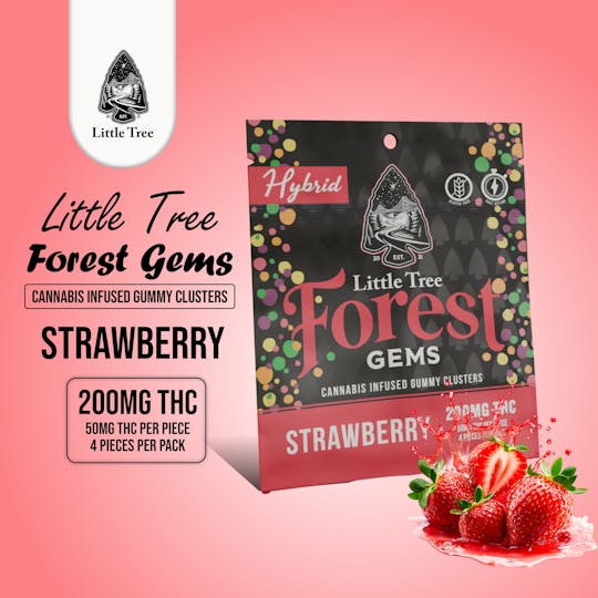 Little Tree - Little Tree Forest Gems Strawberry– 200MG - 1