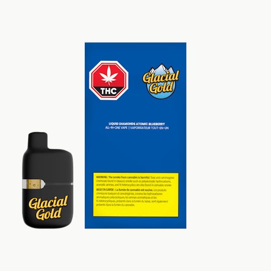 Glacial Gold - Liquid Diamonds Atomic Blueberry All-In-One | 0.95g - 1