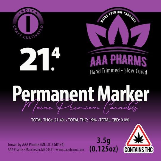 AAA Pharms - Permanent Marker - Premium Flower - 1