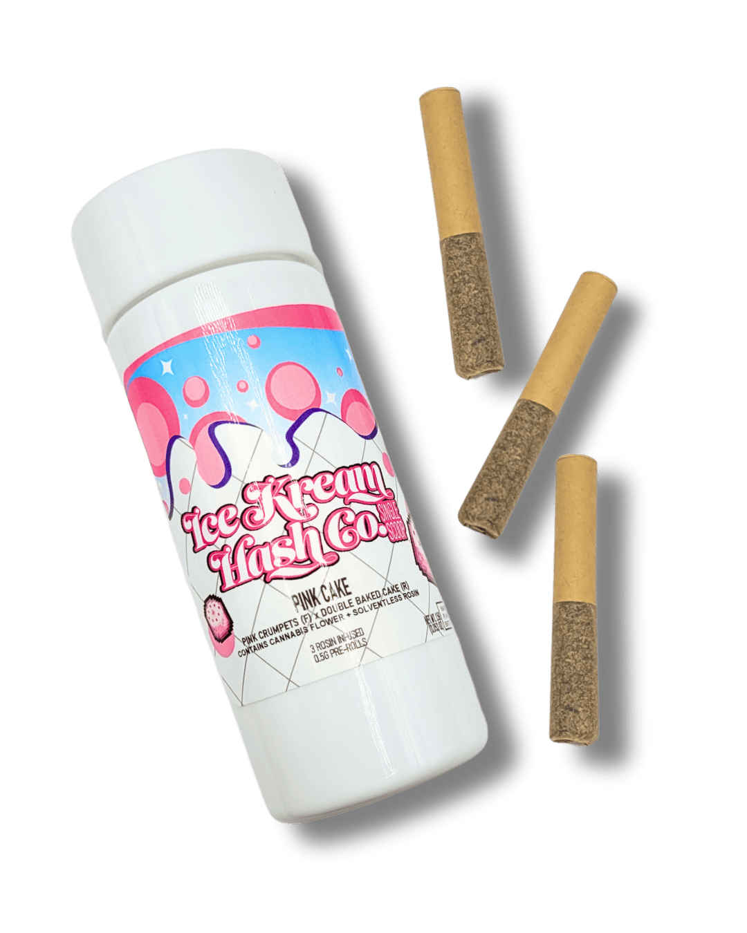 Pink Cake | Rosin Infused Minis | 0.5g each | 3pk