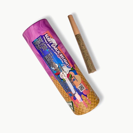 Ice Kream Hash Co. - IKHCO | Berry Garlic Delight | Rosin Infused PRJ | 1g - 1