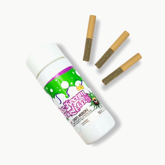 Ice Kream Hash Co. - IKHCO | Luigi's Medicine | Rosin Infused PRJ | Single Scoops 3pk | 1.5g - 1