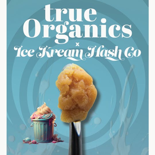 Ice Kream Hash Co. - IKHCO x True Organics | Nasty Cake | Live Rosin | 1g - 1