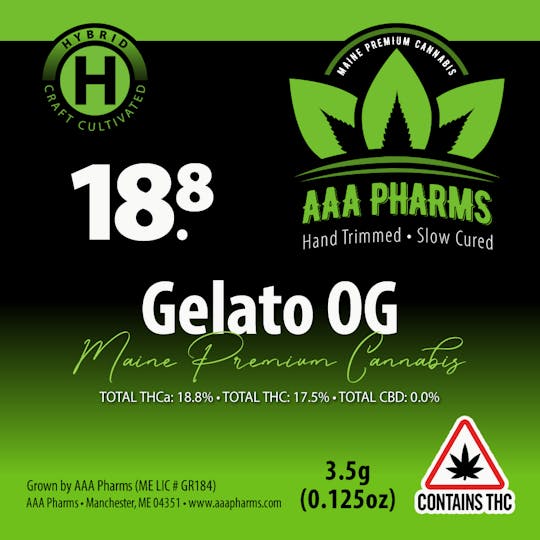 AAA Pharms - Gelato OG - Premium Flower - 1