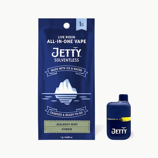 Jetty Extracts - Jealousy Mintz Solventless All-in-One Mini Tank Vape - 1