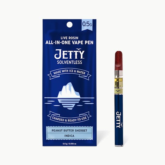 Jetty Extracts - Peanut Butter Sherbet Solventless All-in-One Vape Pen - 1