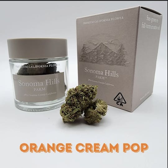 Sonoma Hills Farm - Orange Cream Pop - 3.5g Flower Jar - 1